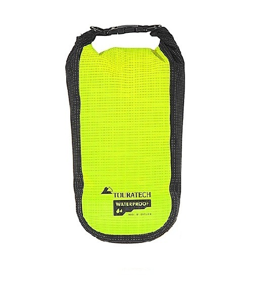 Zusatztasche High Visibility Größe S 2 Liter gelb/schwarz by Touratech Waterproof