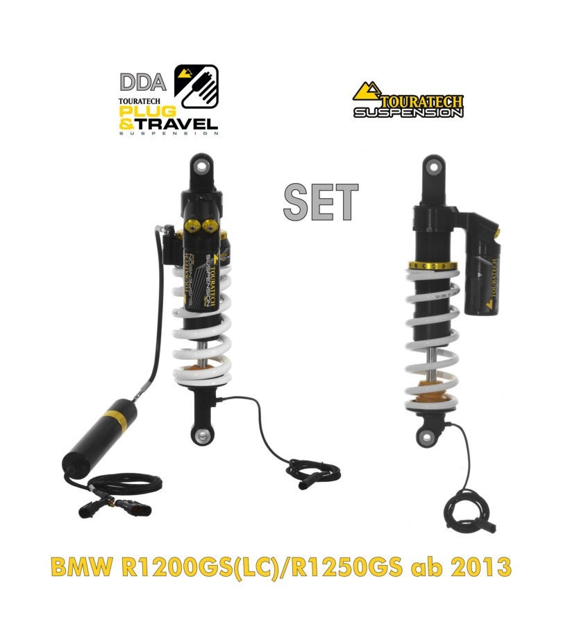 Touratech Suspension FAHRWERKS-SET- DDA / Plug & Travel für BMW R1250GS R1200GS LC