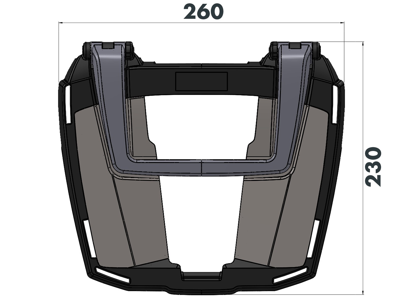 Hepco&Becker Easyrack Topcaseträger schwarz für BMW R1200RT LC (2014-2018)