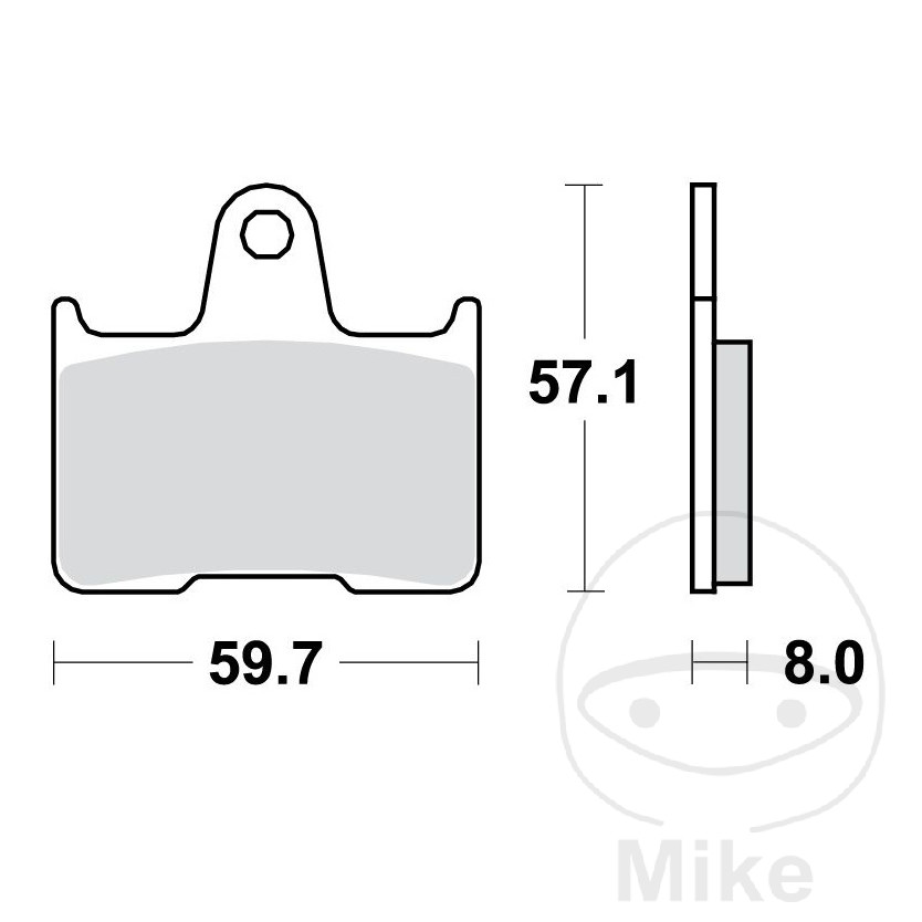 Bremsklotz Bremsbelag hinten Standard TRW für BMW M1000RR