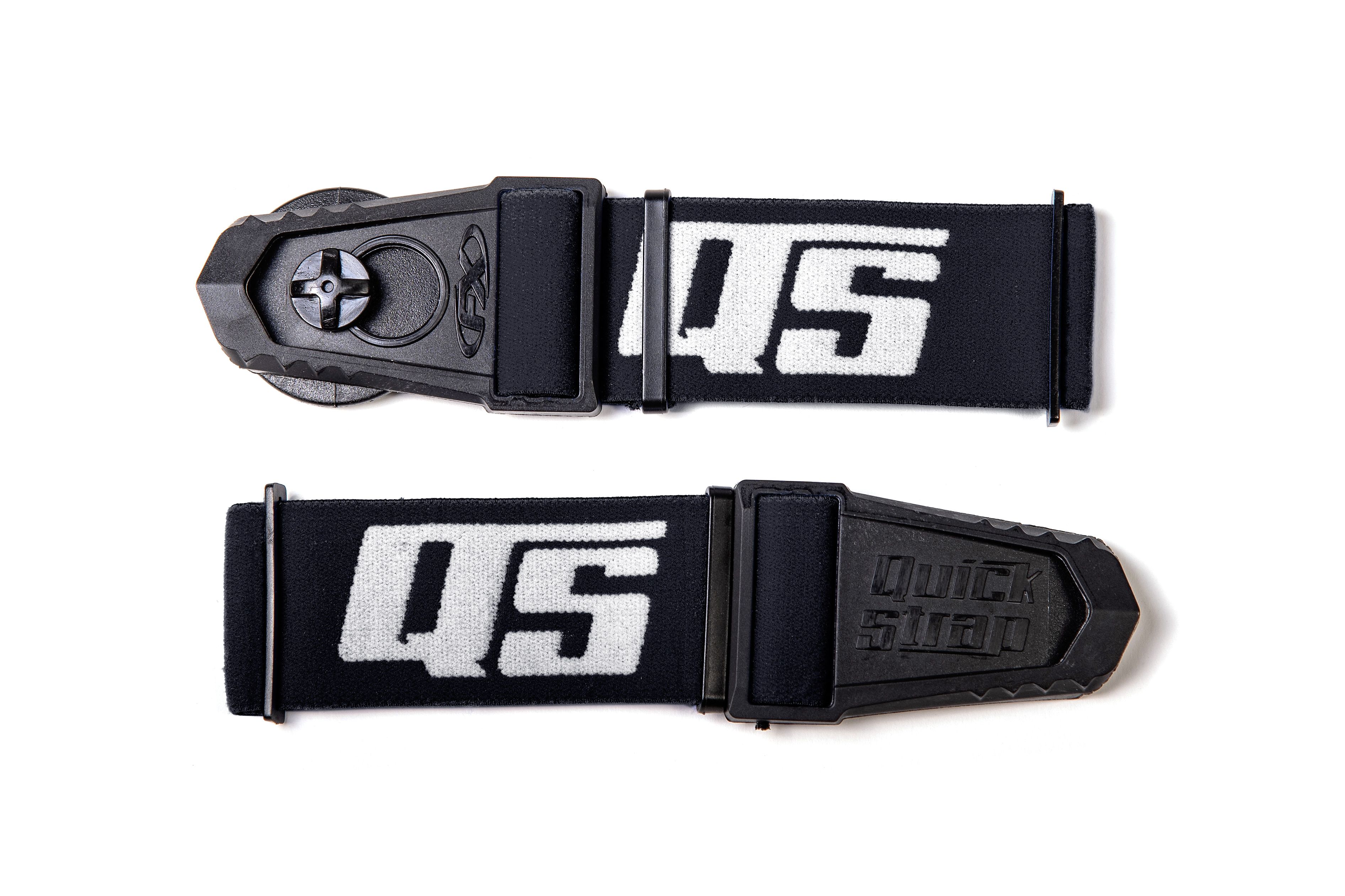 Brillenbefestigung QUICK STRAPS für Endurohelm schwarz