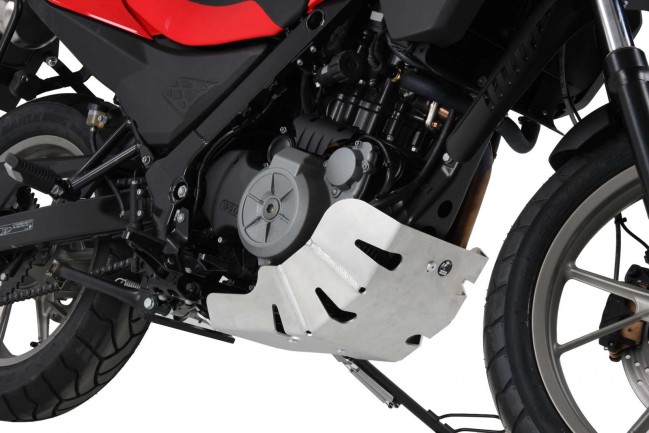 Hepco&Becker Motorschutzplatte aluminium für BMW G650GS (2011-2016) Sertao (2012-2016)