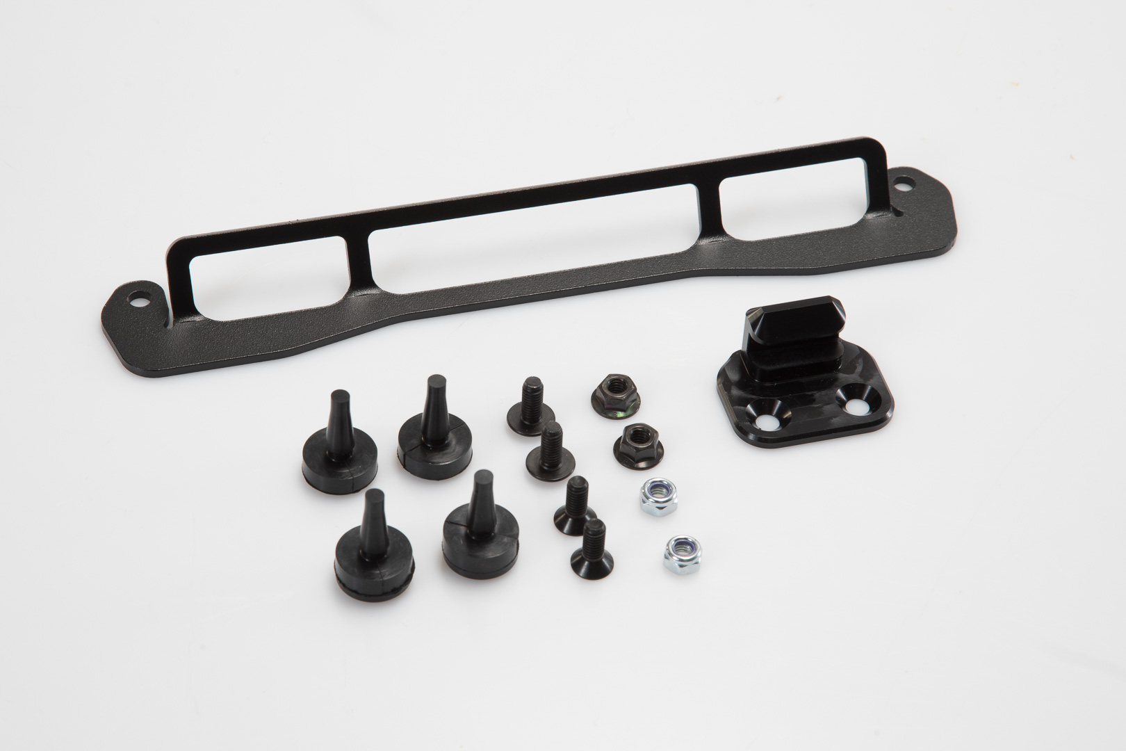 SW-Motech Adapterkit für ADVENTURE-RACK Gepäckträger Schwarz für Shad