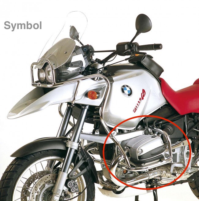 Hepco&Becker Motorschutzbügel chrom für BMW R1150GS Adventure (2001-2005)