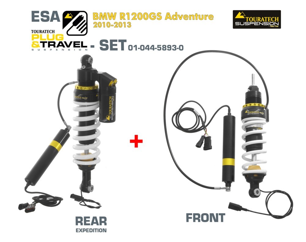 Touratech Suspension Plug & Travel-ESA Expedition SET für BMW R1200GS Adventure Model 2010-2013