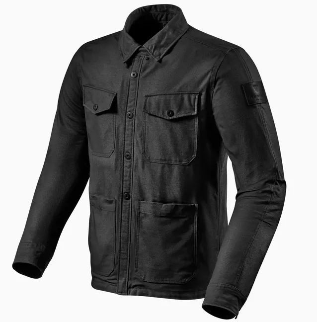 REVIT! Overshirt Worker Jacket, Herren, Schwarz