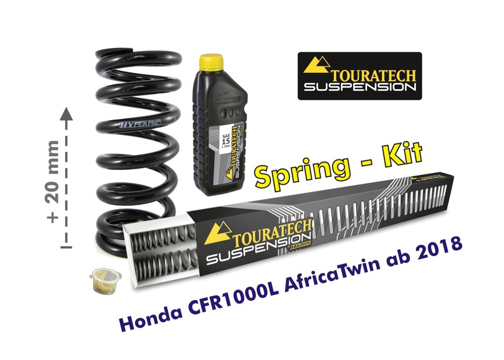 Austauschfedern progressiv vorn / hinten Honda CRF1000L Africa Twin ab 18 +20mm Sitzhöhe