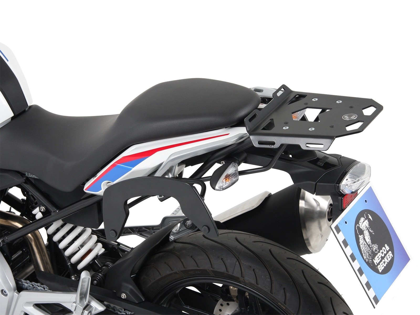 Hepco&Becker Minirack Softgepäck Heckträger schwarz für BMW G310R (2016-)