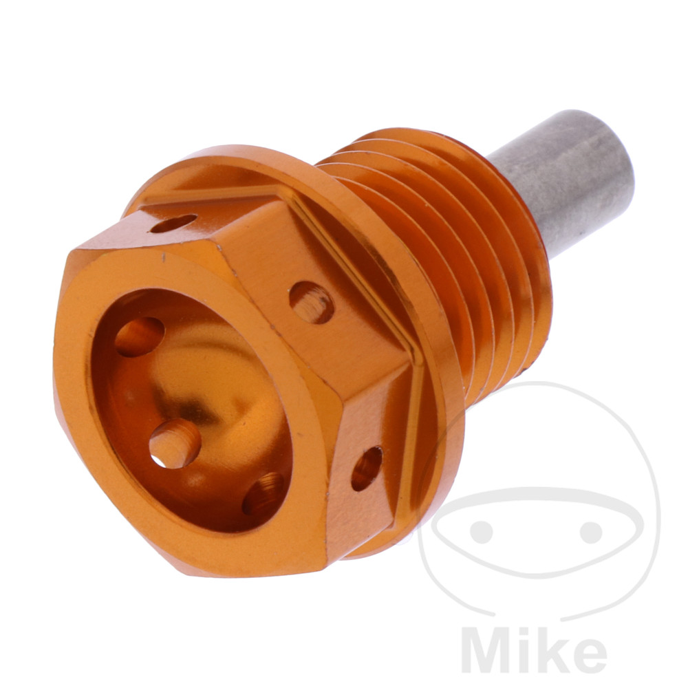 Ölablassschraube magnetisch JMP BOM14X1.50 mm 12 mm Alu Racing orange für BMW R50 R60 R69