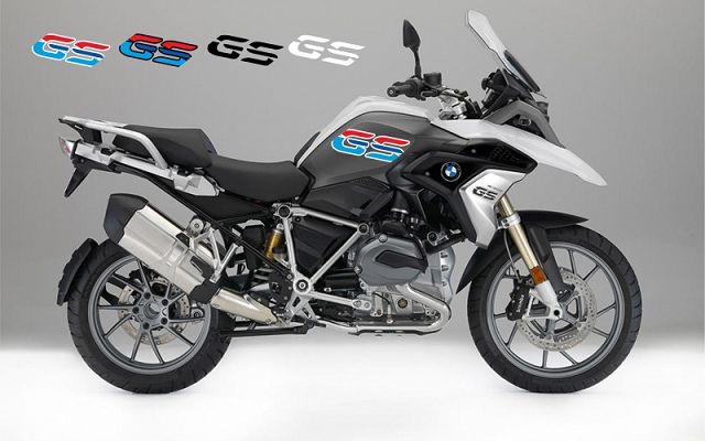 Aufkleberset 2-teilig "Logo GS" rechts+links für BMW R1250GS