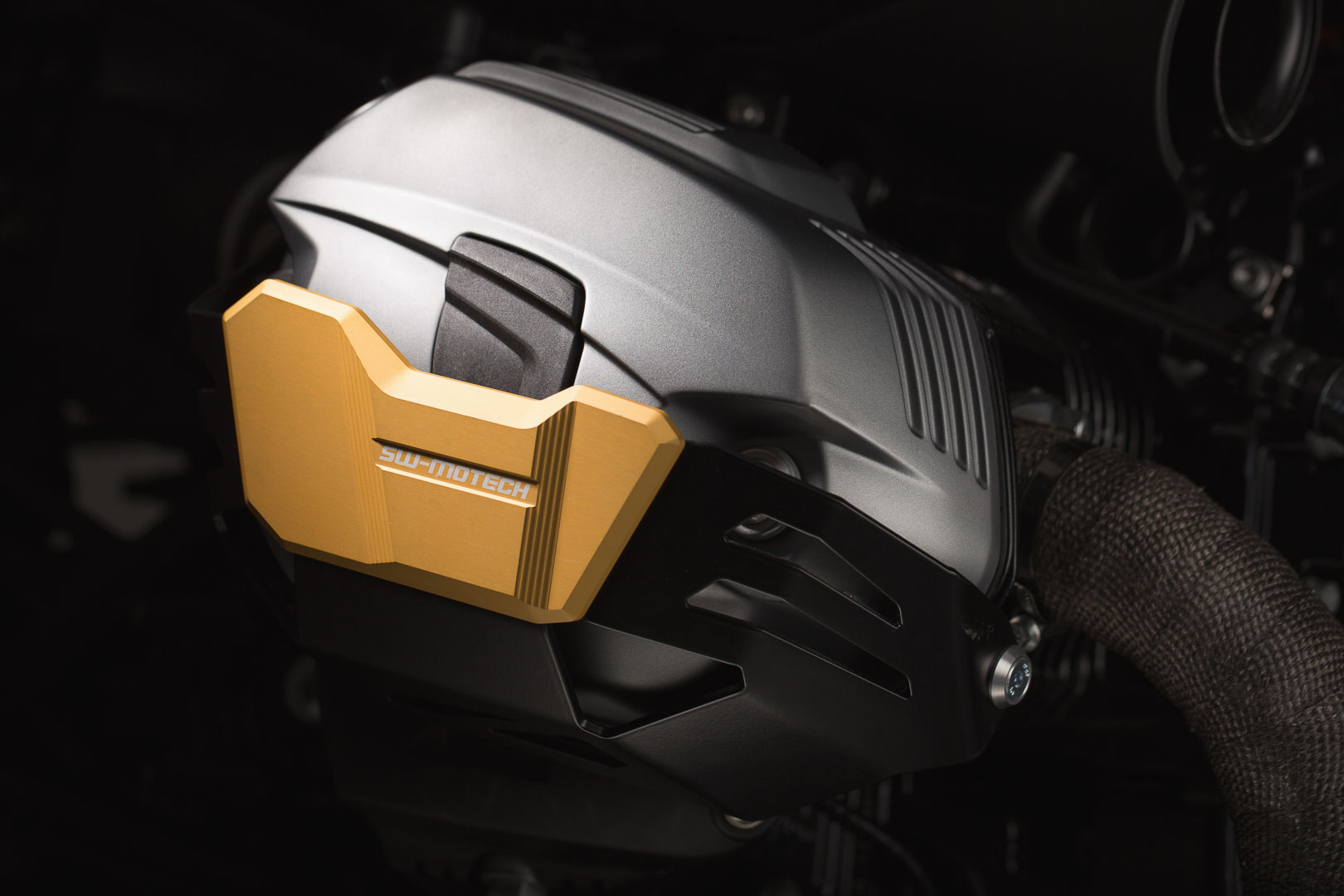 SW-Motech Zylinderschutz Golden für BMW R1200 R / GS / Adv, R nineT