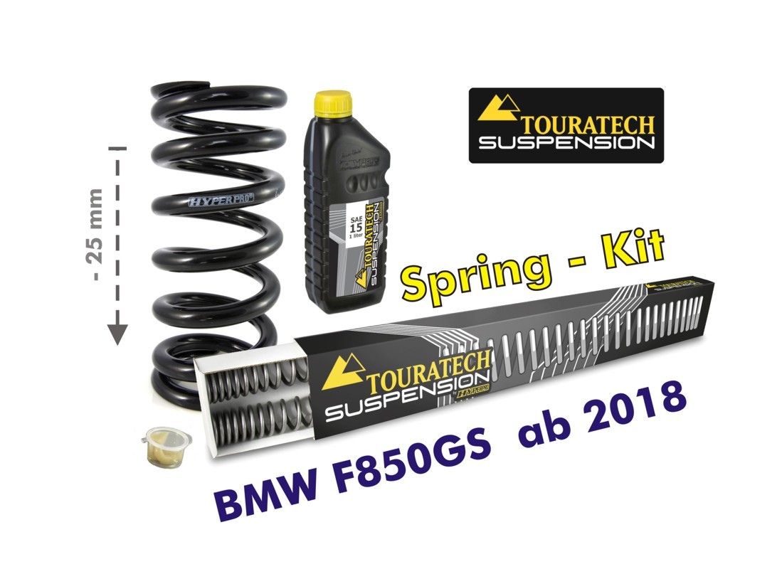 Tieferlegung um -25mm für BMW F850GS / BMW F850GS Adventure ab 2018 Austauschfedern