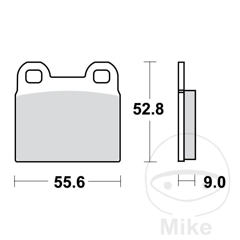 Bremsklotz Bremsbelag vorne Standard TRW für BMW R45N R45S R65 R65LS