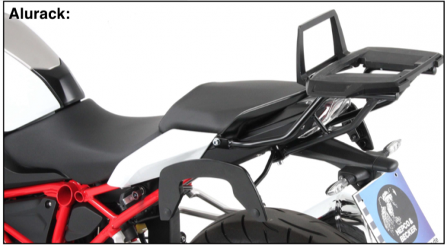 Hepco&Becker Alurack Topcaseträger schwarz für BMW R1200RS LC (2015-2018)