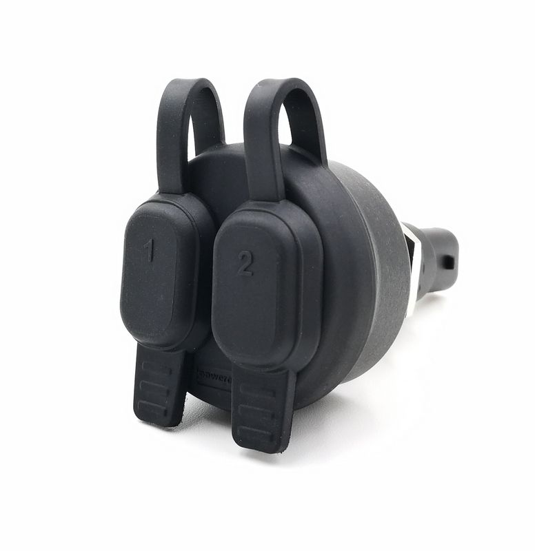 Doppel - USB A + C Plug-n-Play Einbausteckdose mit Schnellladefunktion für BMW Motorräder