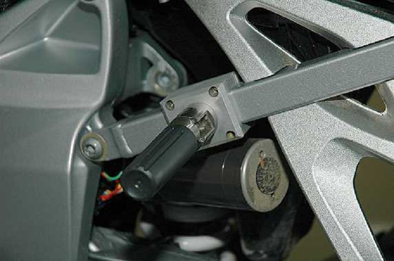 Aufbockhebel Aufbockhilfe Lift Aufbockgriff für BMW K1200R