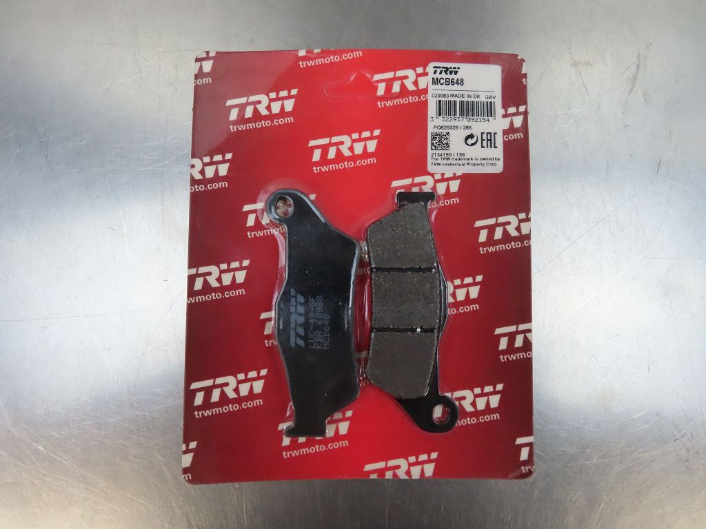 Bremsklotz Standard TRW MCB648 für z.B. BMW G450X Yamaha XT660 Tenere XTZ 700 Tenere ...