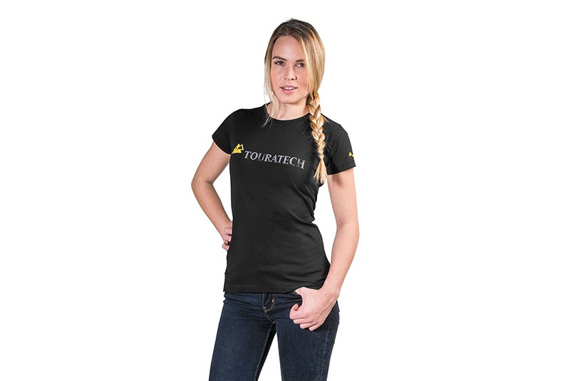 T-Shirt "Touratech" Damen, schwarz