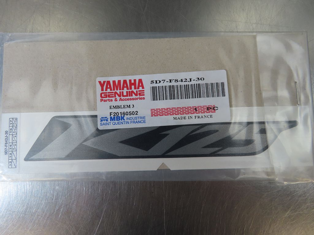 Aufkleber Dekor Verkleidung Emblem 3 5D7-F842J-30 für Yamaha YZF-R125 ABS 2014 - 2015