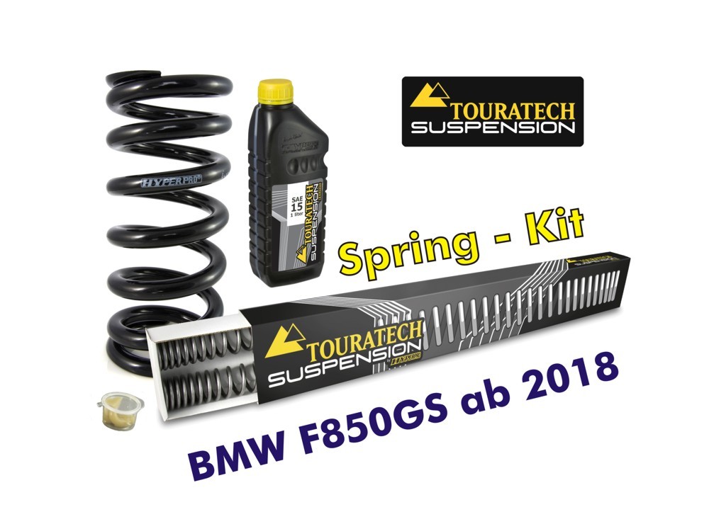 Touratech Progressive Federn für Gabel und Federbein für BMW F850GS + Adventure ab 2018