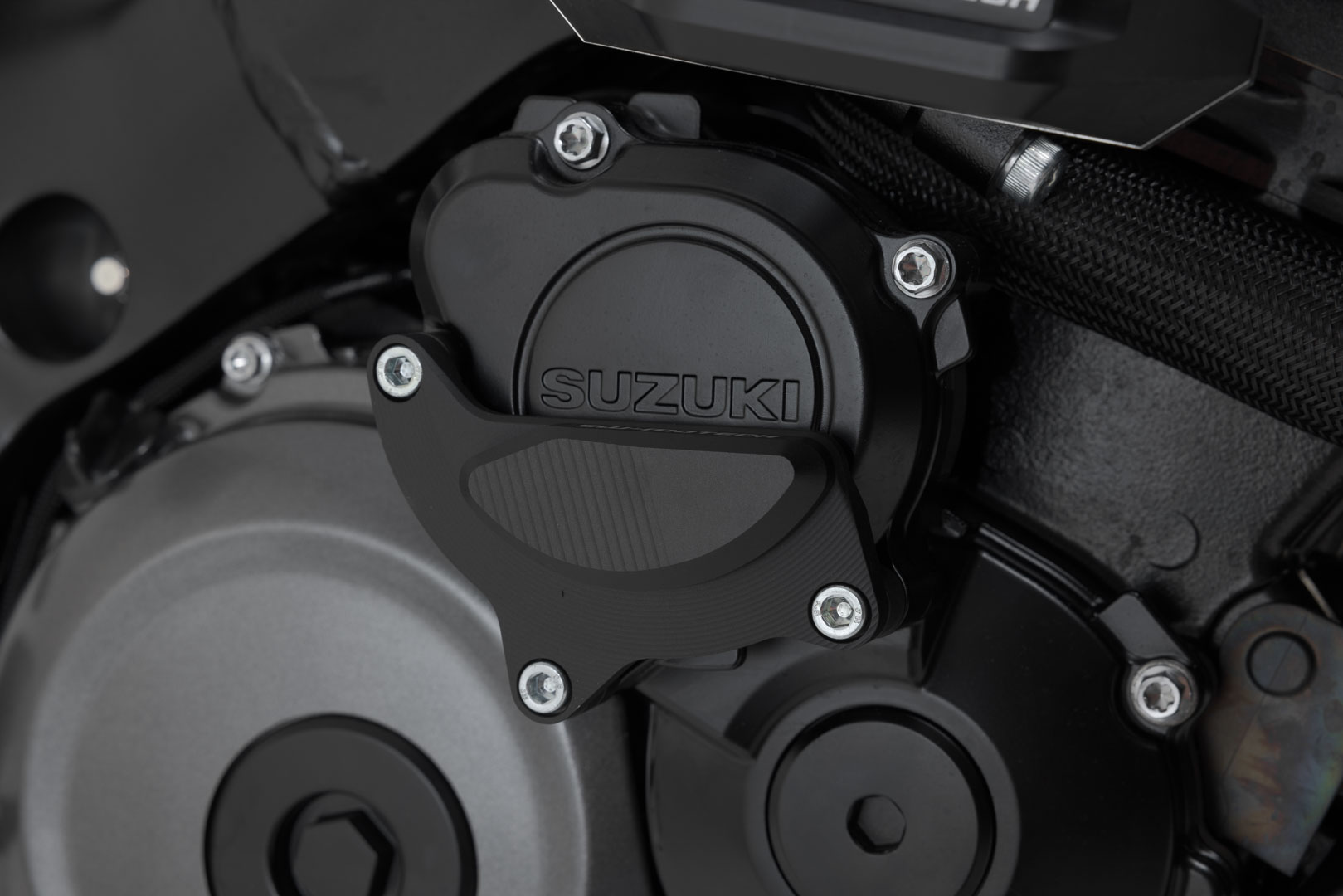 SW-Motech Motorgehäusedeckel Schutz Schwarz für Suzuki GSX-S 1000 / GSX-S 950 (21-)