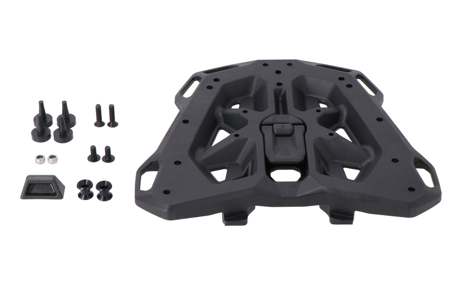 SW-Motech Adapterplatte für STREET-RACK Gepäckträger Schwarz. Für DUSC Aufnahme