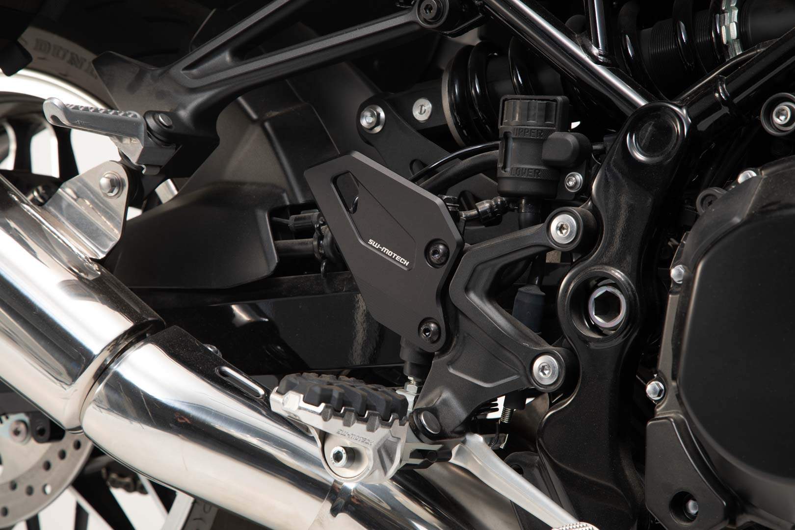 SW-Motech Fersenschutz Schwarz für Kawasaki Z900RS / Cafe (17-)