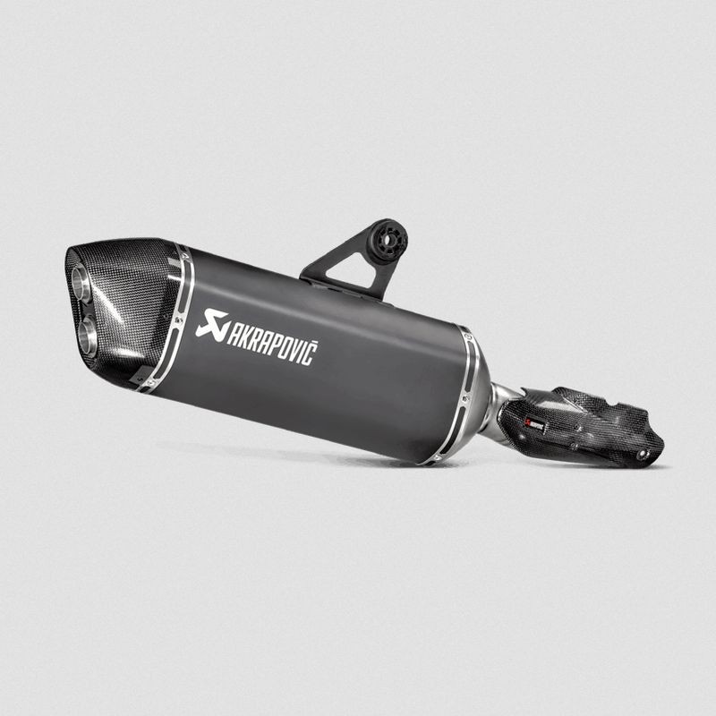 Endschalldämpfer Akrapovic slip-on Titan schwarz für BMW R1200GS LC + Adventure LC ab 17