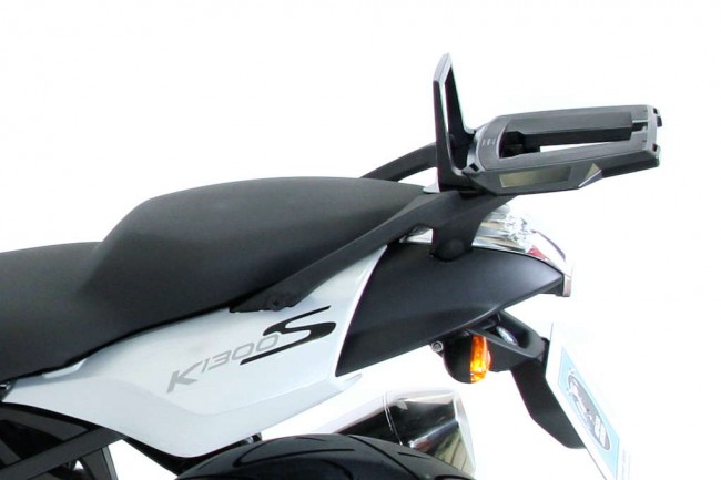 Alurack Topcaseträger für Kombination mit Original Gepäckbrücke schwarz für BMW K1300S (2009-2016)