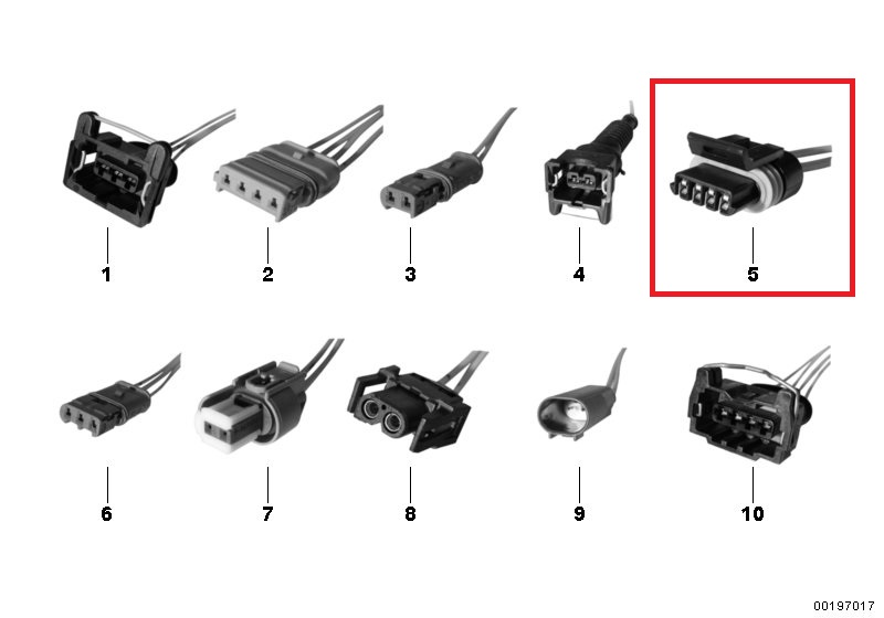 BMW original Reparaturstecker 4-polig 83300402340 z.B. R1200GS LC R nineT K1600GT C1 R1150GS