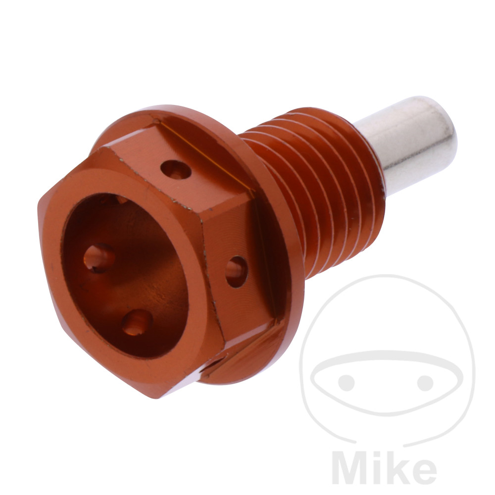 Ölablassschraube magnetisch JMP BOM12 X 1.50 mm 15 mm Alu Racing orange für BMW C1 125/200