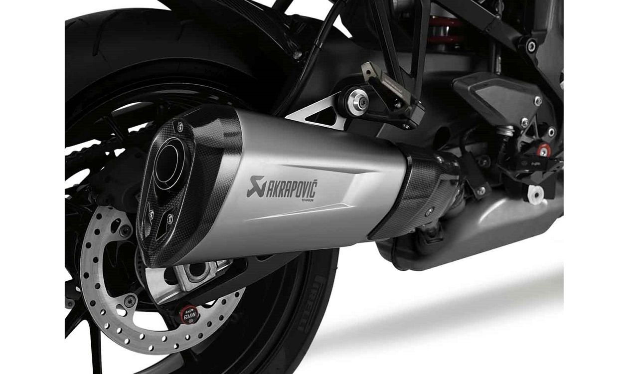 HP Sportschalldämpfer Auspuff Endschalldämpfer für BMW S1000XR 2014 bis 2016