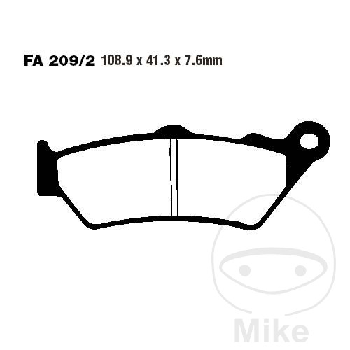 BMW F 650 ST CS GS Dakar Bremsklotz Bremsbelag Semi-Sinter V EBC R 1250 R RS RT GS