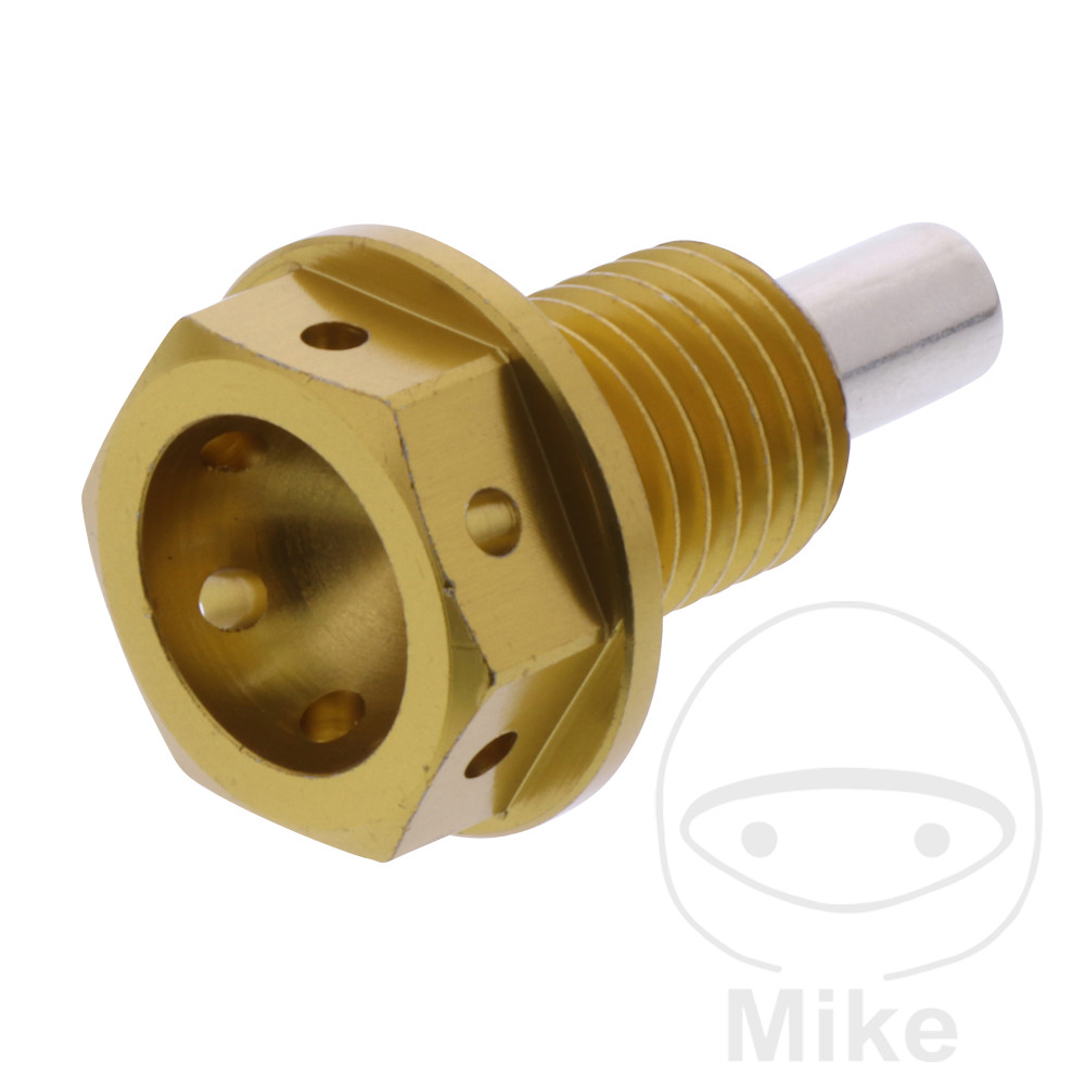 Ölablassschraube magnetisch JMP BOM12 X 1.50 mm 15 mm Alu Racing gold für BMW C1 125/200