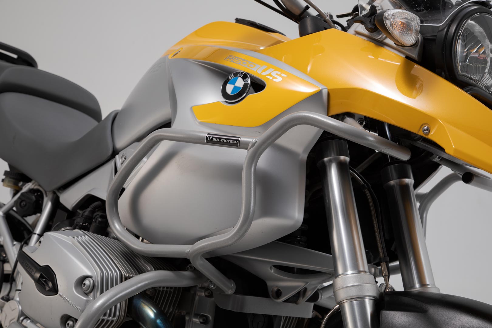 SW-Motech Oberer Sturzbügel silber für BMW R1200GS (04-07) nur in Verbindung mit Motorschutzbügel