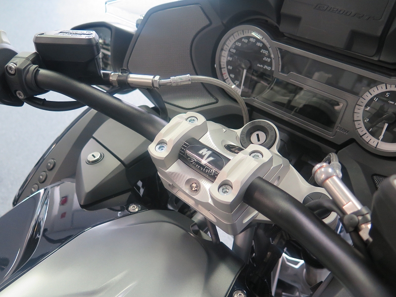 Lenkerschlitten Lenkererhöhung Lenkeradapter verstellbar mit ABE für BMW R1200RT LC R1250RT