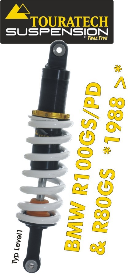 Touratech Suspension Federbein Stoßdämpfer BMW R100GS + PD R80GS ab 1988 Typ *Level1*