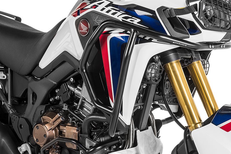 Sturzbügel Edelstahl schwarz, für Honda CRF1000L Africa Twin