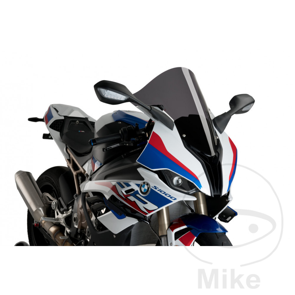 BMW S1000RR 2019 Windschild Racingscheibe Puig dunkel