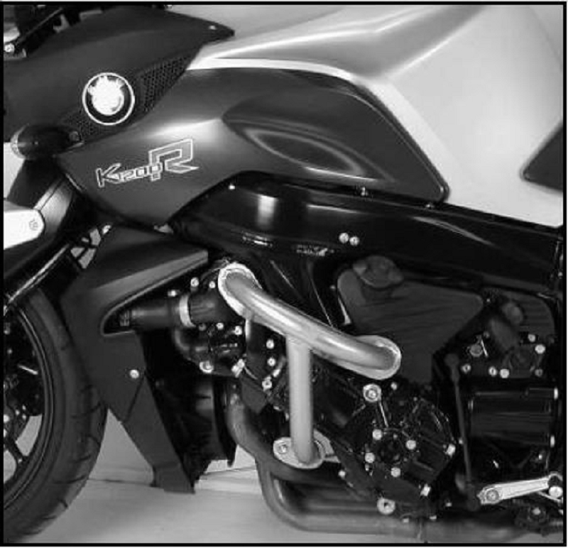 Hepco&Becker Motorschutzbügel schwarz für BMW K1200R (2005-2008) K1300R (2009-2016)