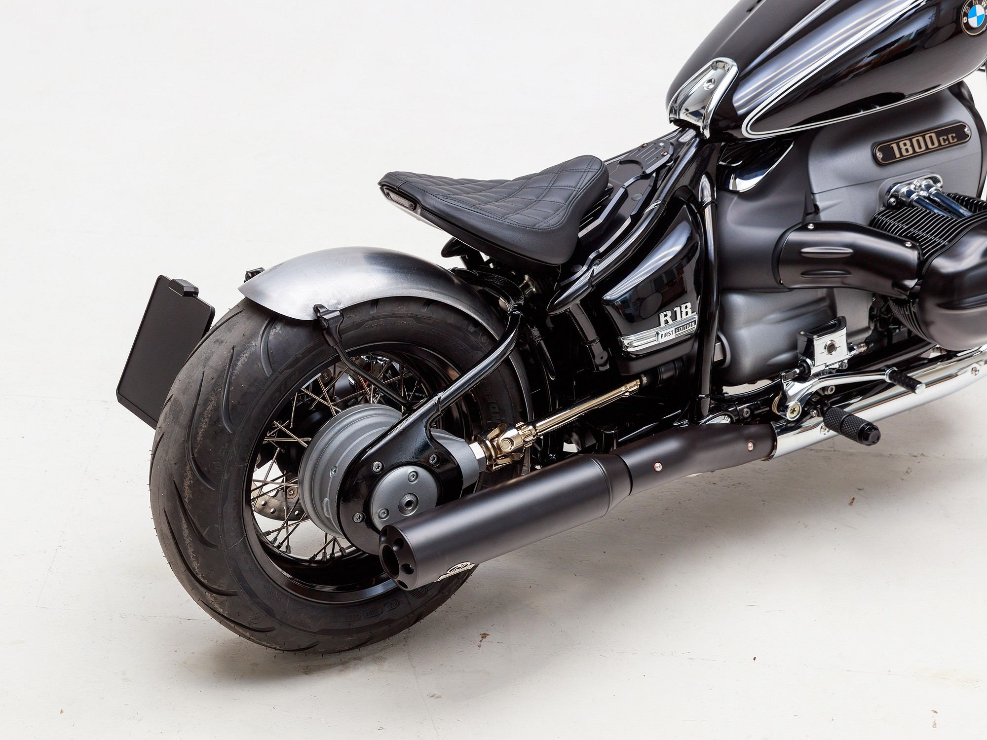 Bobber Heckfender-Umbau-Kit mit Sitz  für BMW R18 1800