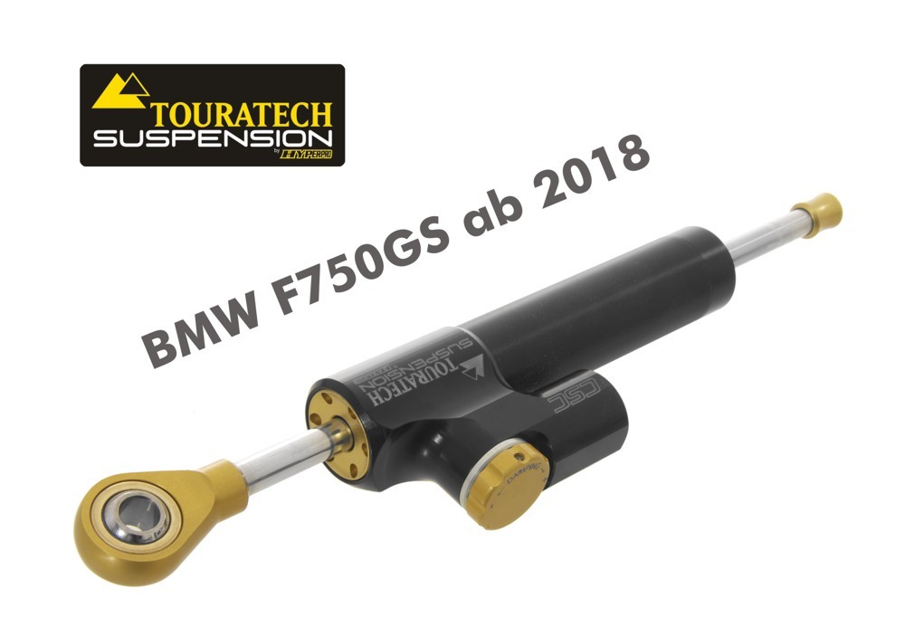 Touratech Suspension Lenkungsdämpfer *CSC* für BMW F750GS ab 2018 +incl. Anbausatz