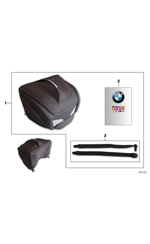 BMW S1000RR Hecktasche Soziustasche S 1000 RR 77498545894