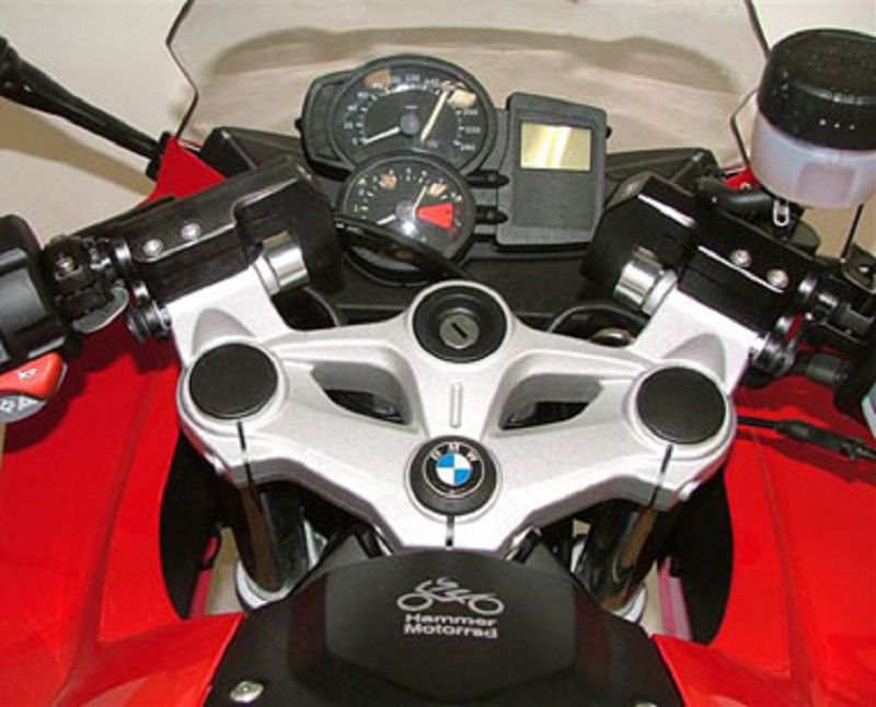 Lenkererhöhung und Lenkeradapter mit Versatz 50mm näher ABE für BMW F800S