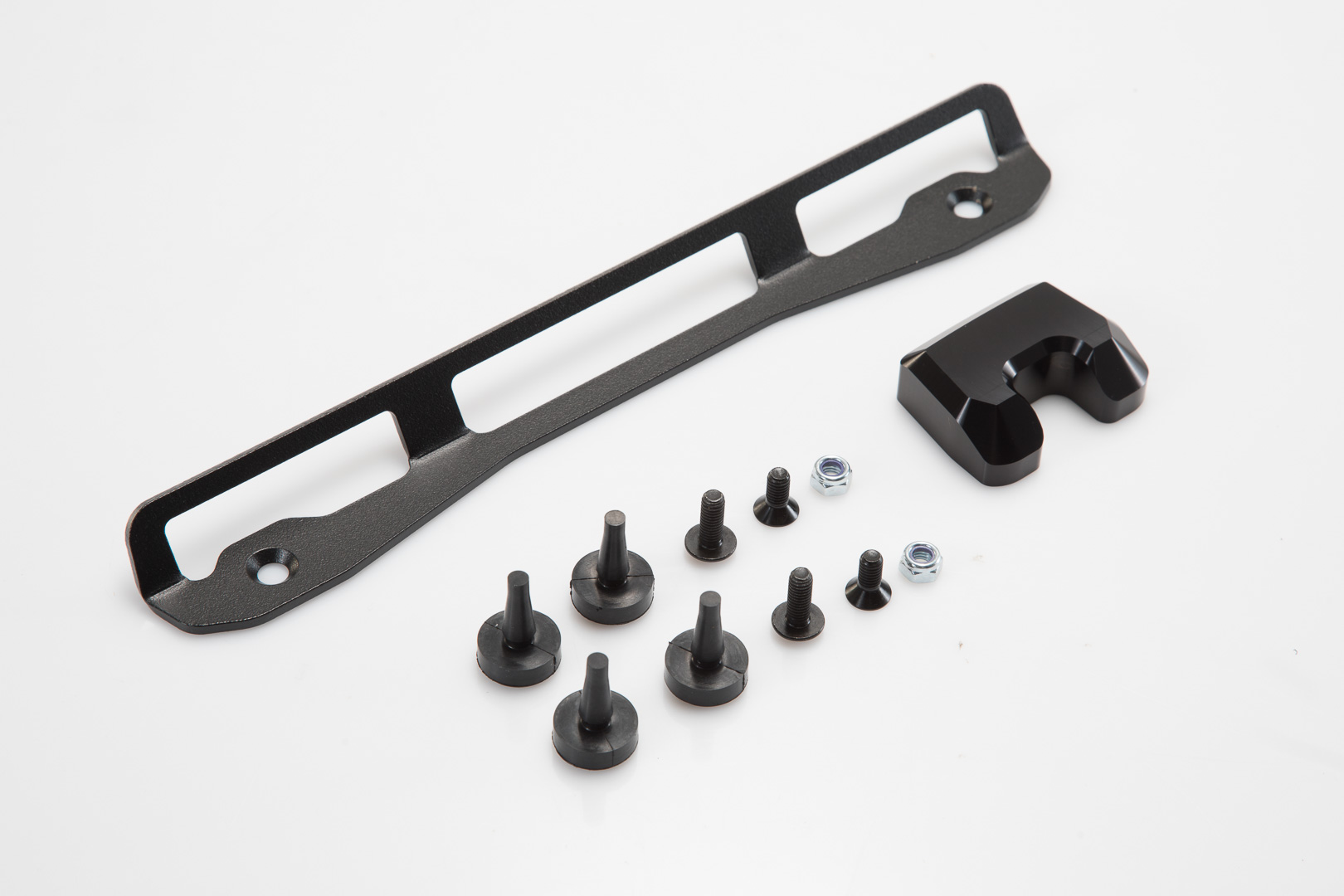 SW-Motech Adapterkit für ADVENTURE-RACK Gepäckträger Schwarz für Shad 2