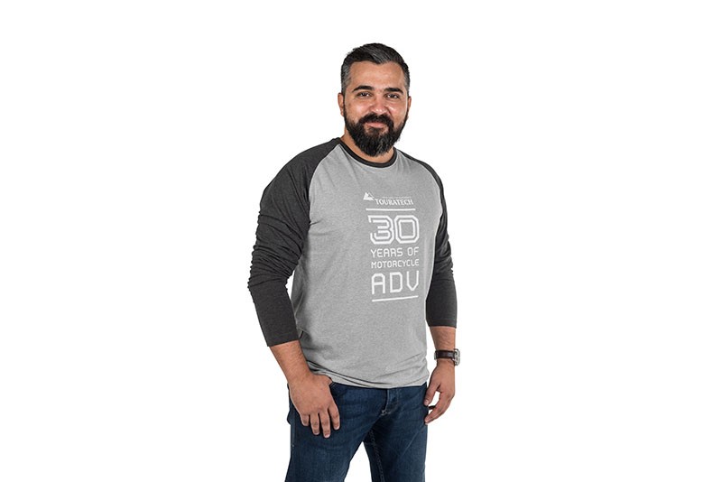 Touratech Longsleeve grau "30 Years" Herren