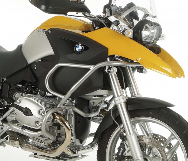 Tankschutzbügel für Kombination mit Motorschutzbügel 502918 silber für BMW R1200GS (2004-2007)