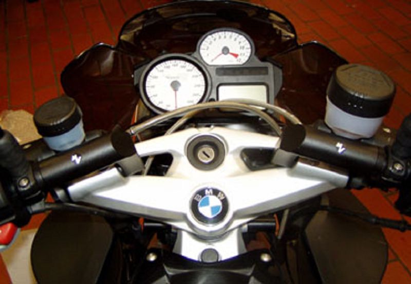 Lenker Umbau Kit und Lenkererhöhung mit Versatz 85mm näher ABE für BMW K1200R / Sport