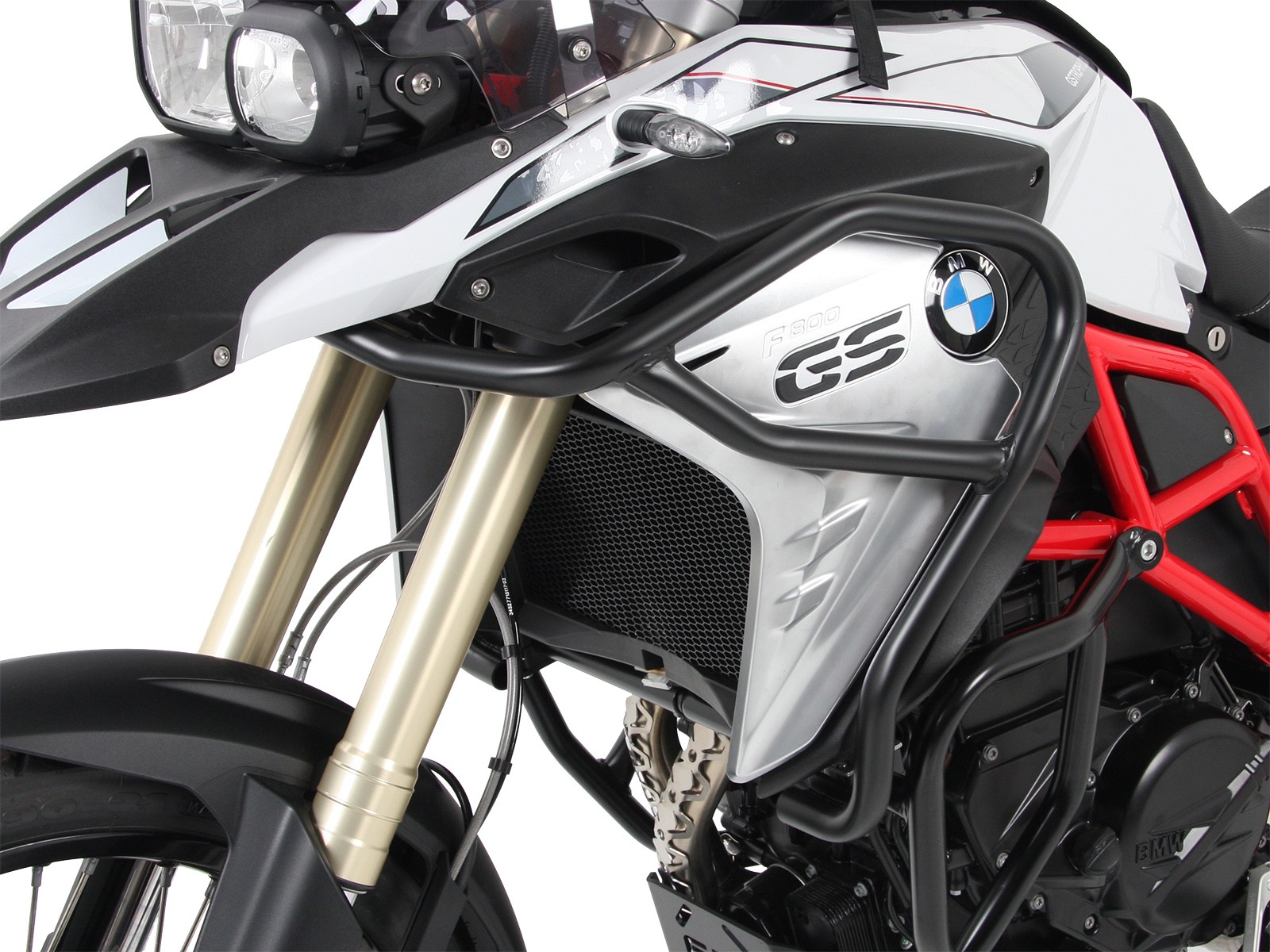 Tankschutzbügel für Kombination mit Motorschutzbügel 502936 schwarz für BMW F800GS (2017-2018)