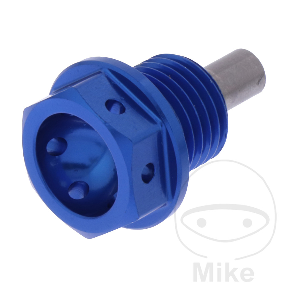 Ölablassschraube magnetisch JMP BOM14X1.50 mm 12 mm Alu Racing blau für BMW R50 R60 R69